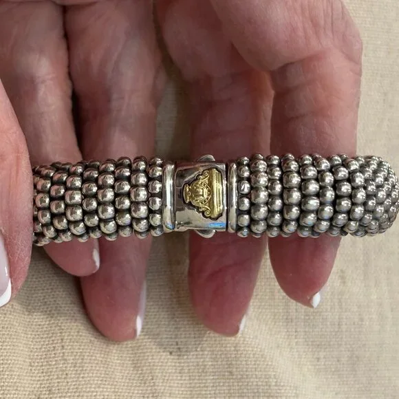 Lagos Signature Caviar Bracelet 15Mm - Picture 12 of 16